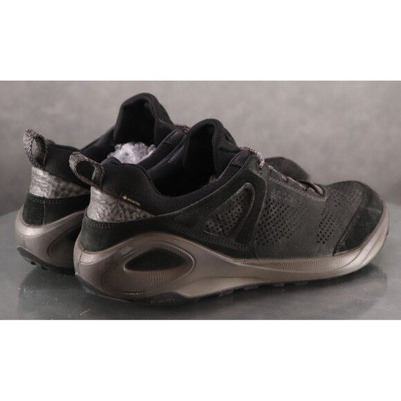 ECCO Biom 2GO Men's Trainer Shoes Size EU 44 US 10-10.5 Nubuck Leather Black - Picture 8 of 11